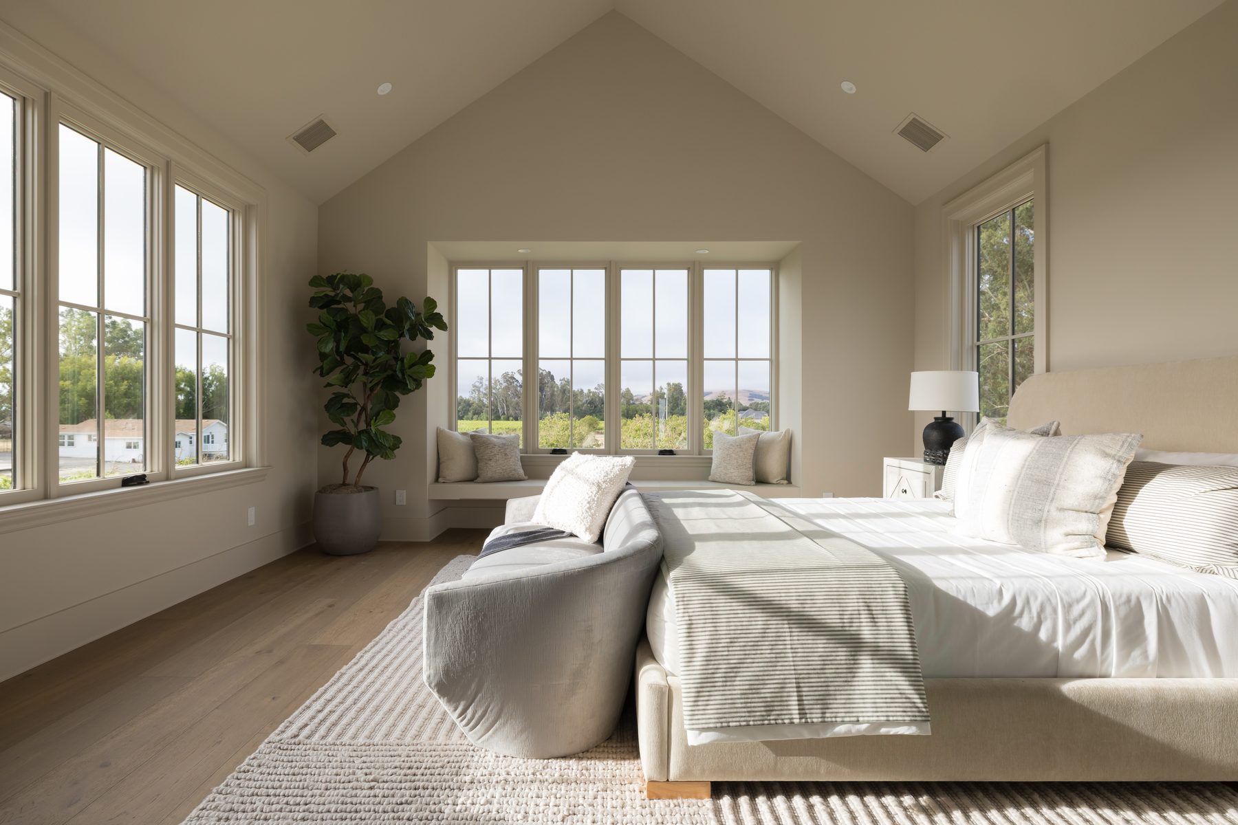 Great room and living connection
