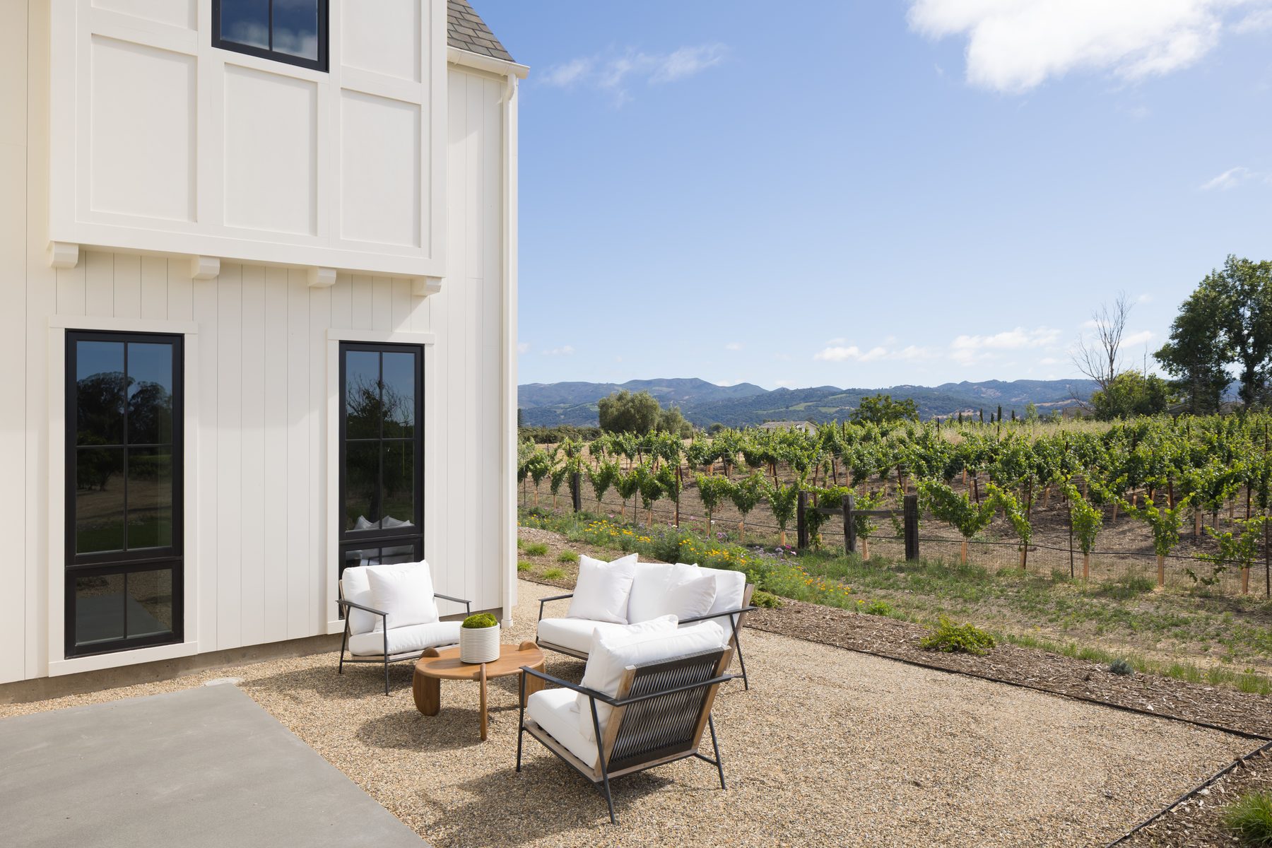 Guest suite with private garden access